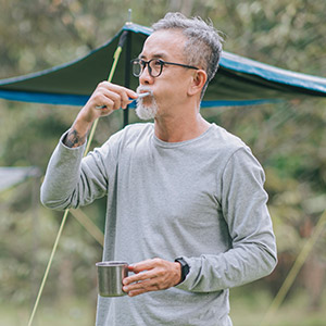 Take Care of Your Teeth and Gums Even While Camping