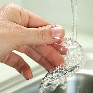 cleaning retainer.