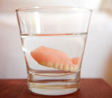loose denture.