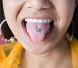 tongue ring.