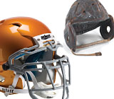 Football protection has come a long way!