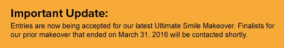 Ultimate Smile Makeover Update.