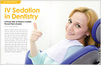 IV Sedation in Dentistry - Dear Doctor Magazine