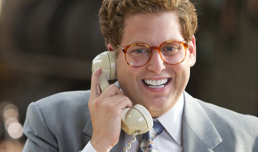 Jonah Hill teeth in Wolf of Wall Street Movie.