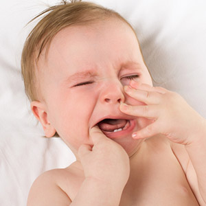 baby teething pain