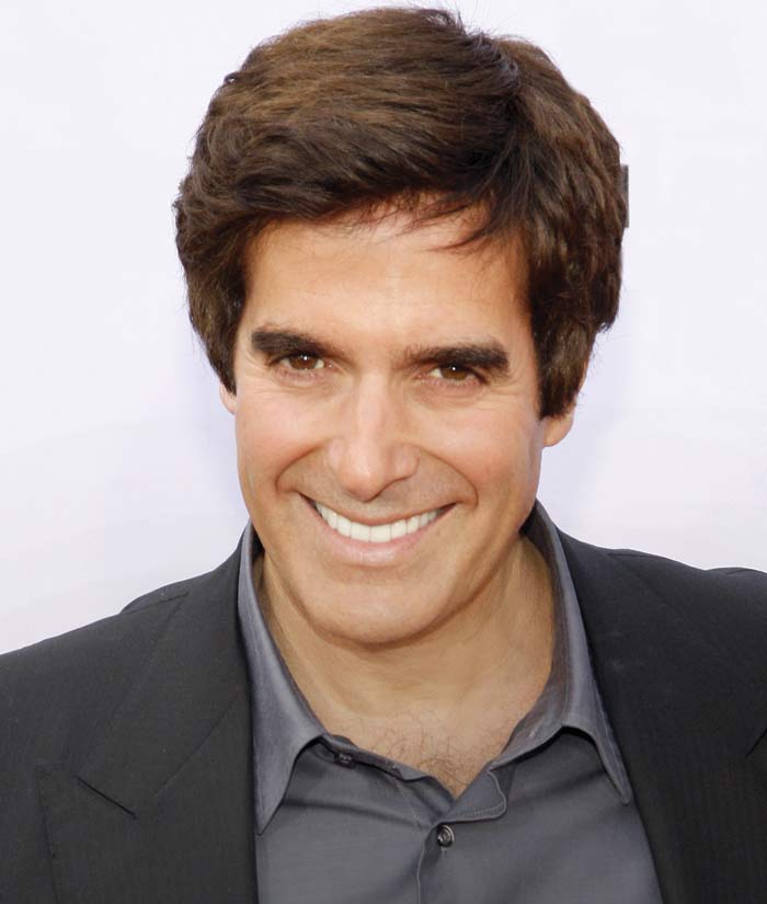 David Copperfield smile - cosmetic dentistry crowns.