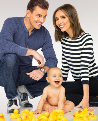 Giuliana and Bill Rancic and Baby Duke.