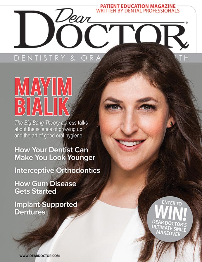 Mayim Bialik Dear Doctor Magazine Cover.