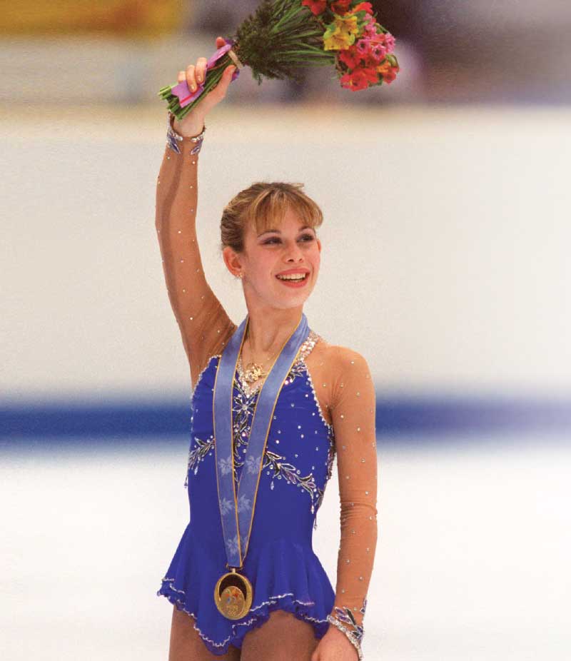 Tara Lipinski skating.