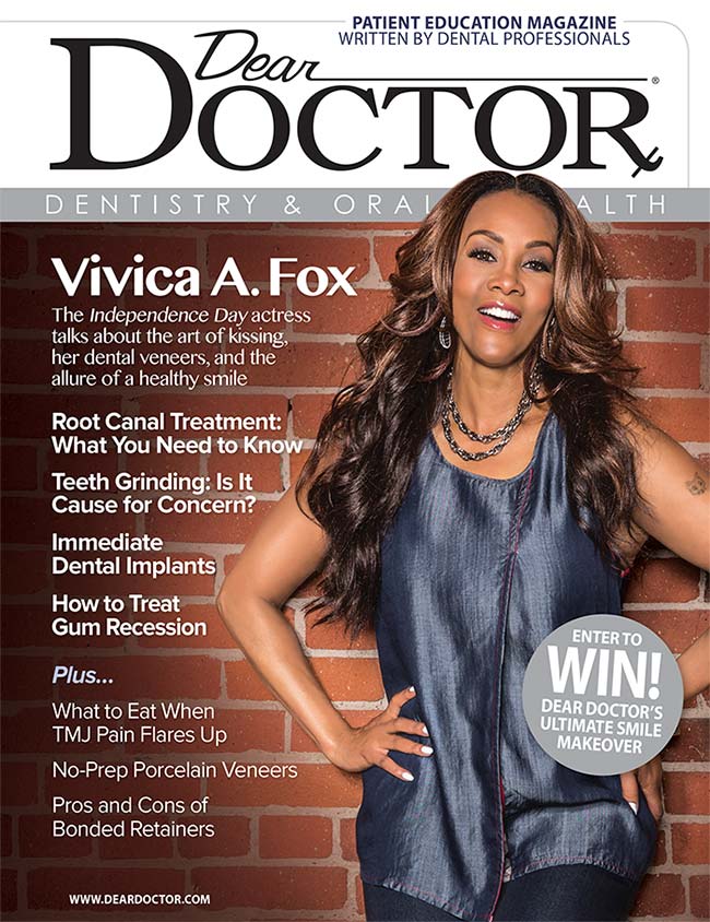 Vivica A. Fox - Dear Doctor magazine.