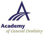 Academy of general dentistry logo.