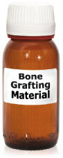 Bone grafting material.