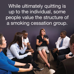 Smoking cessation group.