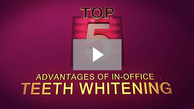 Top 5 Advantages of In-Office Teeth Whitening