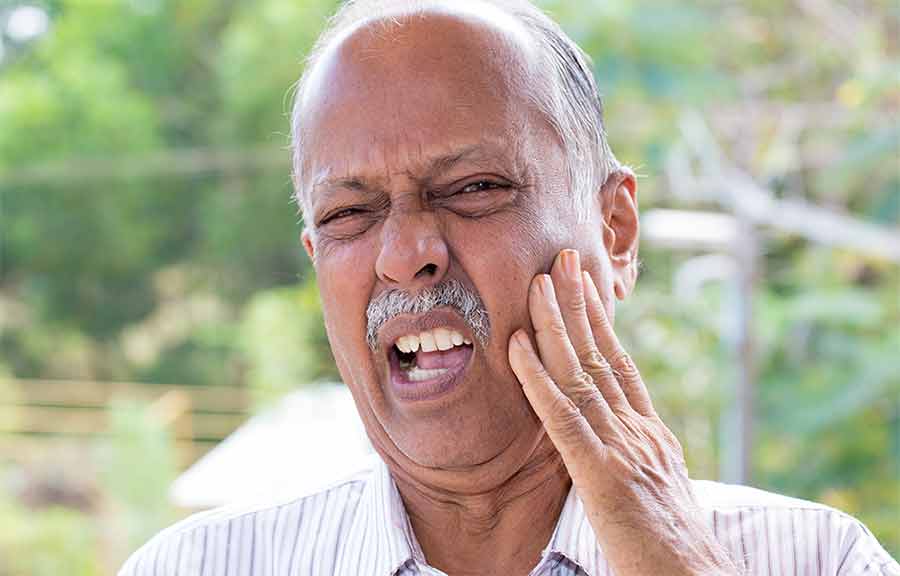 Tooth pain.